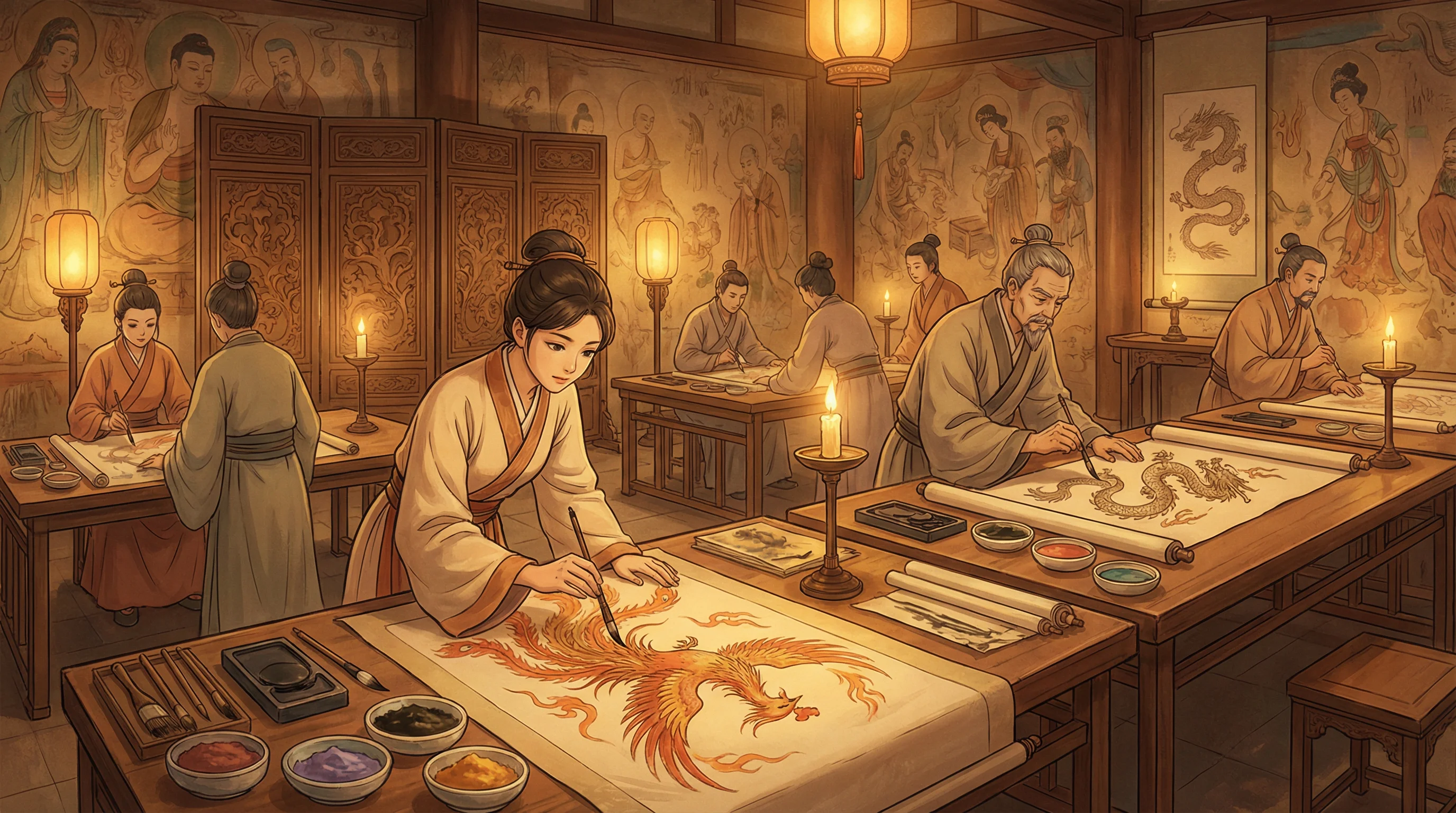 画师入驻 - 注射器打水放屁眼里视频处罚 国风动漫画师